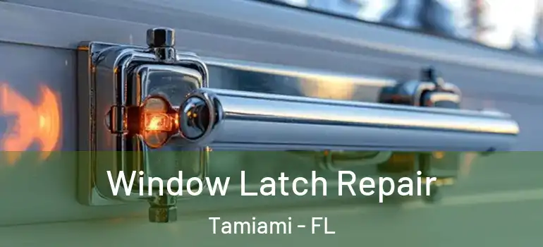  Window Latch Repair Tamiami - FL